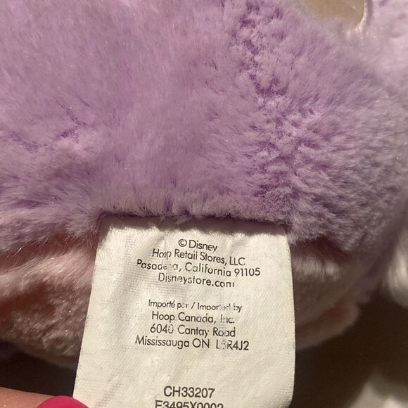 Disney Store EEYORE EASTER BUNNY Plush Stuffed Animal Holding Egg Purple 12" - Picture 7 of 12